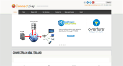 Desktop Screenshot of connectplay.co.nz